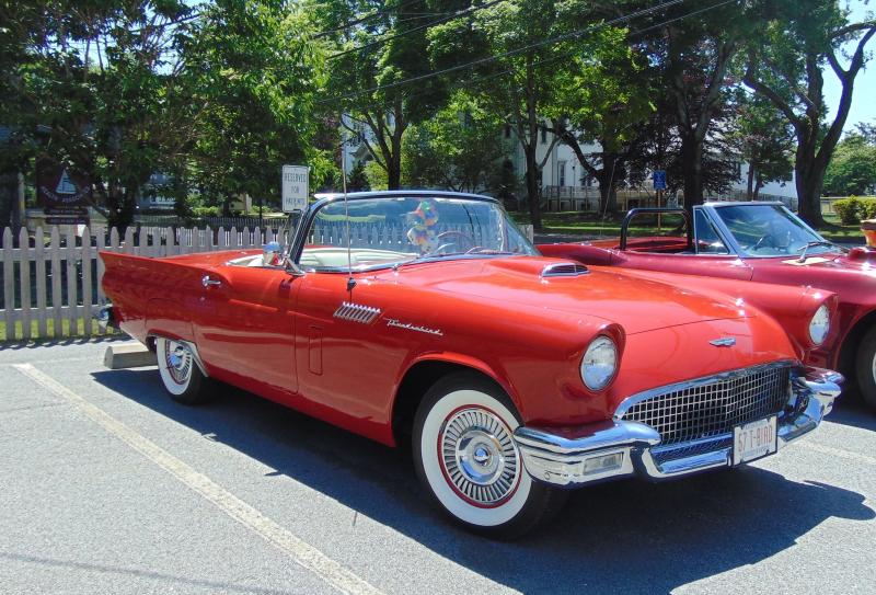 This 1957 Ford Thunderbird is owned by car show enthusiast Mark MacKenzie of Marion. BY TANNER HARDING