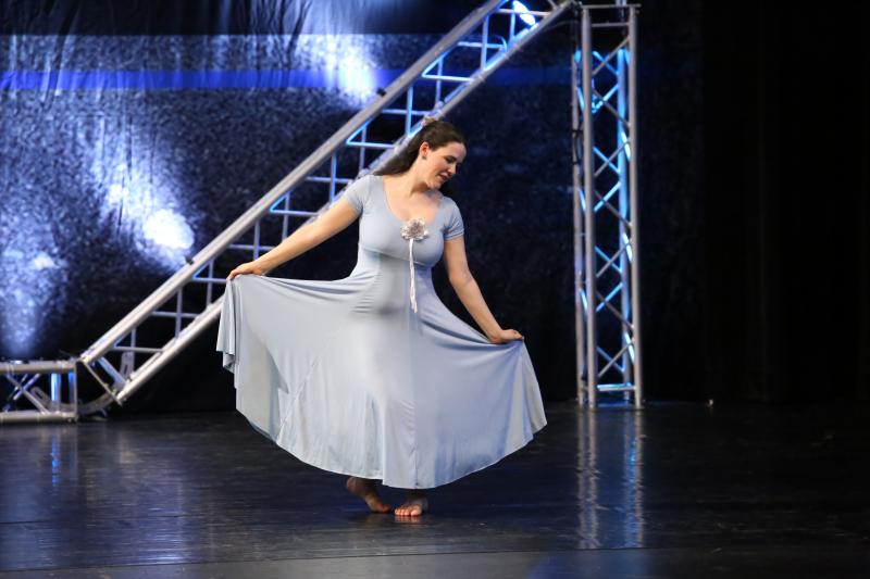 Heather Patrick, who has autism, couldn't lift her feet off the ground when she began taking dance, but she earned gold, a first place in her category and a first place overall in her division at the competition. COURTESY AMANDA SOUZA