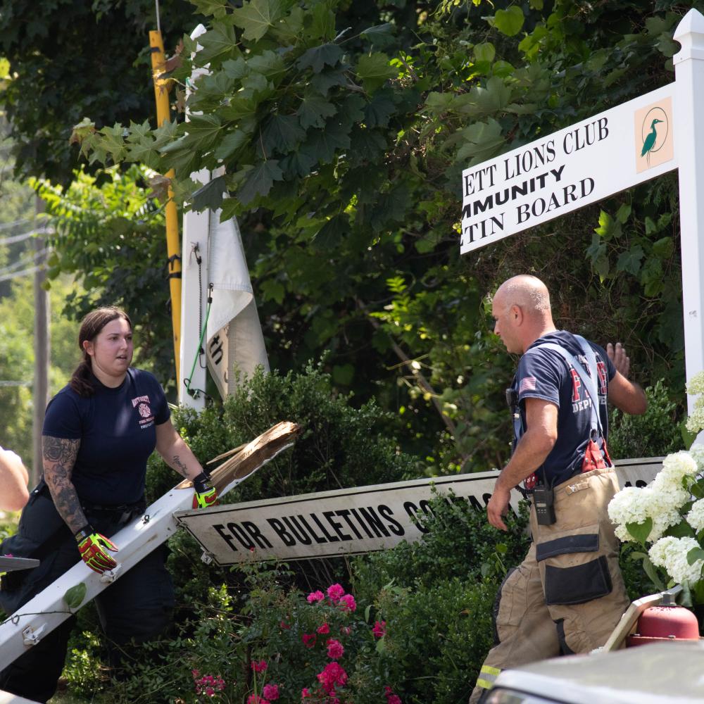 Mattapoisett Sign Destroyed in Crash Leads to Humorous Message