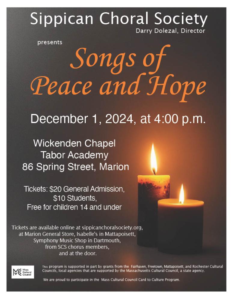 Begin The Holiday Celebration With Sippican Choral Society Concert ...