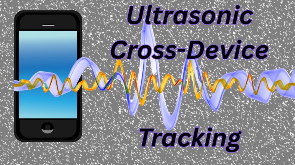 Ultrasonic cross-device tracking refers to a method of tracking users across multiple devices by leveraging ultrasonic signals, typically transmitted through the air. This technology can be used to link a user’s activity on one device, like a mobile phone, with their activities on another device, like a smart TV, based on proximity. Ultrasonic cross device tracking