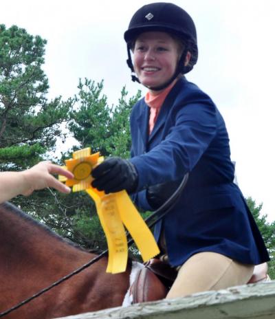 The event involved several classes of riders and horses and drew 30 horses and ponies and over 40 participants. BY MATT CAMARA