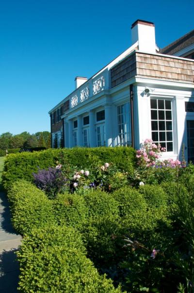 Before the land on the far side of the property was sold, the original Parterre Garden was about twice its current size. BY GEORGIA SPARLING