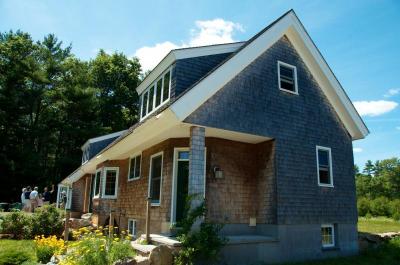 Foss Farm looks like a traditional Cape Cod style house, but has energy efficient components from the ground up. BY GEORGIA SPARLING