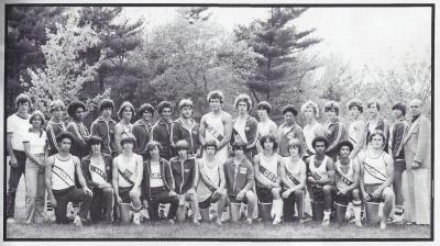 Pina, fourth from the left on the second row, played on ORR's track team for four years. COURTESY WAYNE CASWELL