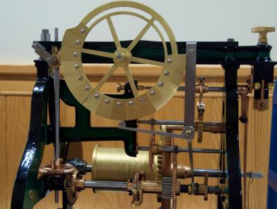 The mechanisms of the clock will be put in a room off of Center School's music room where the public can view it. BY GEORGIA SPARLING