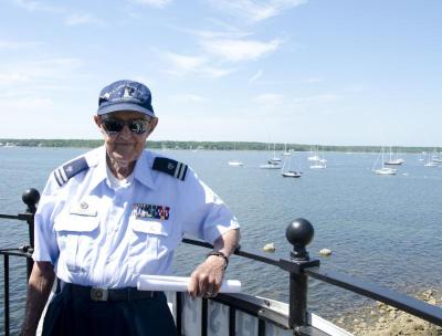 Bert Theriault organizes the volunteers, keeps watch over the lighthouse and serves as a historian for the structure. BY GEORGIA SPARLING