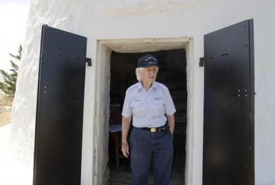 Volunteer Eunice Manduca also helps inform visitors of the history of the lighthouse. BY GEORGIA SPARLING