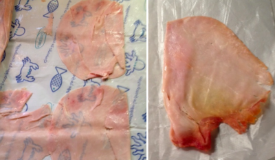 Would you like ham with that? The couple found that ham lasted a lot longer in Ovtene than regular wrap. BY GEORGIA SPARLING