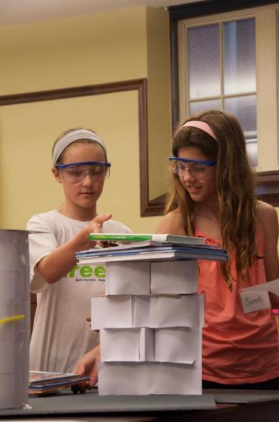The 5th Grade Flyers built the strongest helicopter pad and showed girls and science definitely mix! BY GEORGIA SPARLING