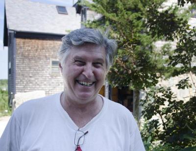 Tom Dexter, who had degrees in engineering and architecture, first worked with stone 32 years ago while building his house. BY GEORGIA SPARLING