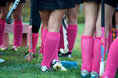 This year was at least the fifth year that the team has raised funds for cancer research. BY GEORGIA SPARLING