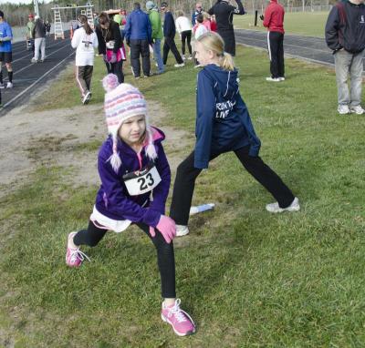 Kids as young as 7 and participated in the 2-mile dash around the ORR campus, including Emma Thorell, 8, of Mattapoisett. BY GEORGIA SPARLING
