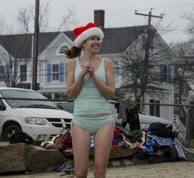 After opening gifts and some warm wassail, everyone was full of Christmas cheer. BY GEORGIA SPARLING