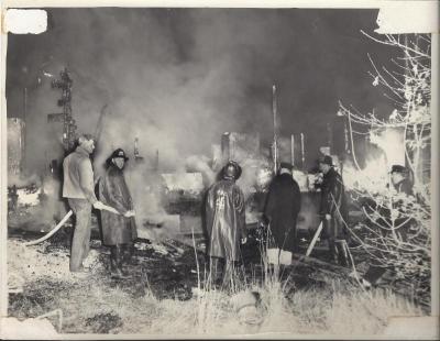 Throughout its history, Dubois said the Fire Department has gotten faster and safer. In the past, Dubois said firefighters sometimes showed up to fires in whatever they were already wearing, rather than uniforms. COURTESY MATTAPOISETT FIRE DEPARTMENT