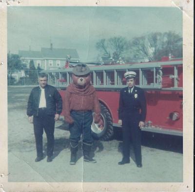 Through the evolution of the Fire Department and fire safety, beards and thick mustaches have been prohibited. COURTESY MATTAPOISETT FIRE DEPARTMENT