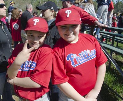 Only 10 months apart, Anthony and Andrew Steele said they are always on the same baseball team. BY GEORGIA SPARLING