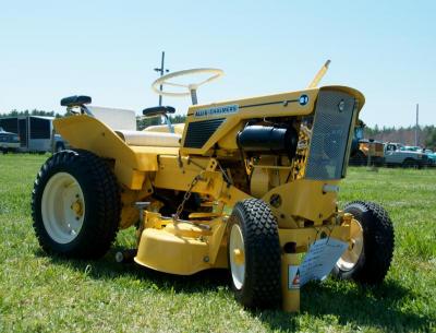 David Auclair's restored 1963 Allis-Chalmers garden tractor belonged to his father. BY GEORGIA SPARLING