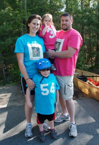 For parents Lindsay and Harrison Harding and kids Wyatt and Chloe, the boat race is a family affair. BY GEORGIA SPARLING