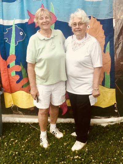 Eileen Marum, left, and Lois Ennis co-chaired this year's "Taste of the Town" food festival held in Shipyard Park. BY CHRIS REAGLE