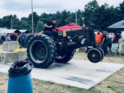Tractor pulling contests by the Mass Mini Tractors Pullers Association, New England Truck Pulling Association, and the Connecticut State Tractor Pullers Association went on throughout the four-day fair. BY CHRIS REAGLE