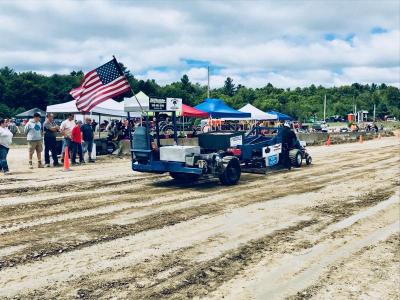 The tractor pull track at the Rochester Country Fair drew a lot of attention during the four-day event. BY CHRIS REAGLE