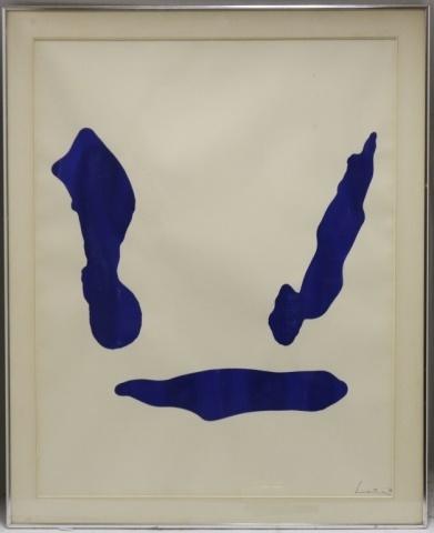 The Helen Frankenthaler painting that was the highest seller at this year’s Marion Antique Auction. Photo Courtesy: Marion Antique Auction