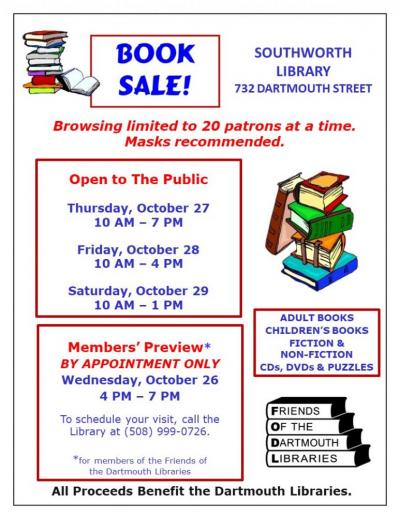 book sale, library