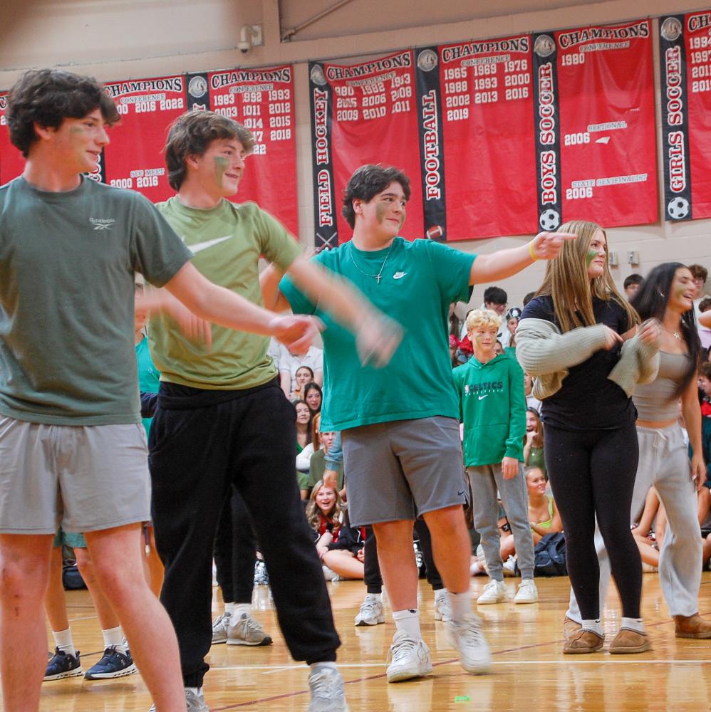 The freshman were inspired by the Disney movie "Frozen" for their skit. The freshman were inspired by the Disney movie "Frozen" for their skit.