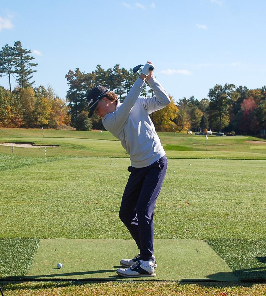 Jack Czerkowicz takes a swing.  Jack Czerkowicz takes a swing.