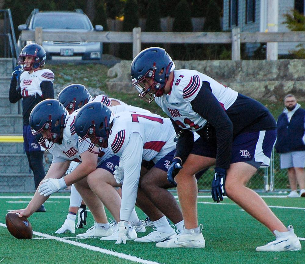 Tabor has one of the strongest offensive lines in the country. Tabor has one of the strongest offensive lines in the country.