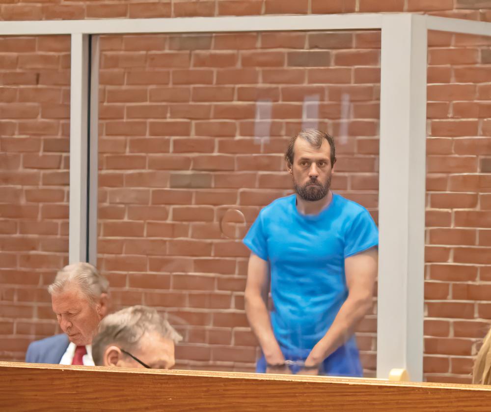  Theodore Labelle was arraigned in Wareham District Court on Monday, Aug. 10. Photo by Abby Van Selous 