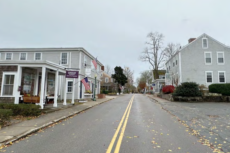 Front Street is one location traffic calming measures have been installed in Marion. File photo