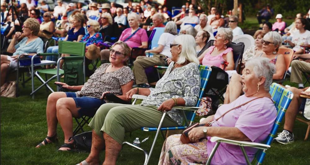 About 400 people joined the last summer concert hosted by the Council on Aging.