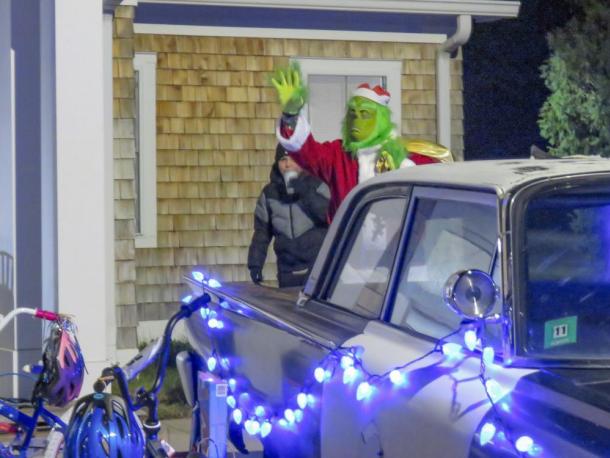 The Grinch brought gifts to the Rochester Police Department event Dec. 5. Photos by Grace Roche