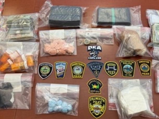 Bags of various drugs seized by investigators. Photo source: U.S. Department of Justice