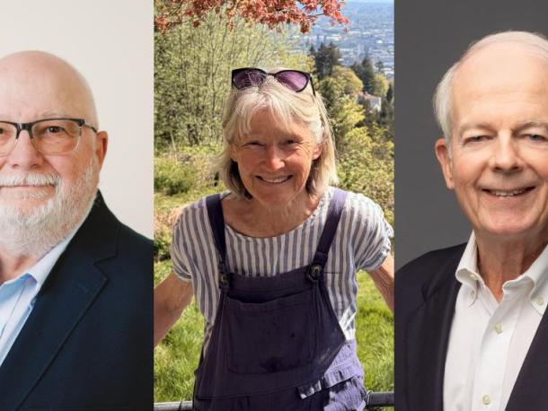 Curtis Mendes, Jan Brodie and William Coquilette.