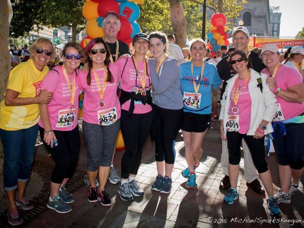 Most of Team SuPernice at the 2025 walk. Photo source: Michael Sparks Keegan