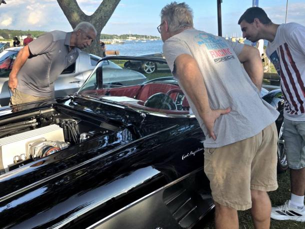 One of the annual summer cruise nights happened at Shipyard Park on Friday, where people came to see vintage cars. Photos by Tanvi Kulkarni