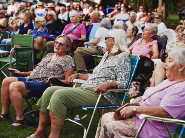 About 400 people joined the last summer concert hosted by the Council on Aging.