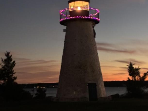 Tours of Ned's Point Lighthouse end for the year on Halloween. Photo source: Sal Giglia 