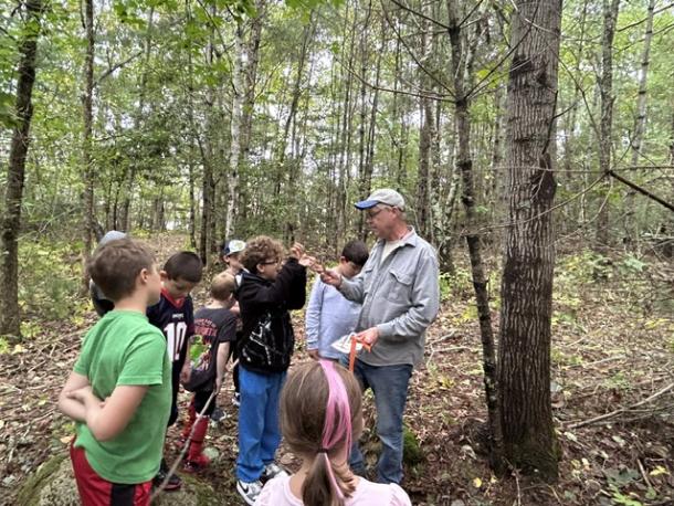 The Marion Natural History Museum went on a foresting trip with state forester James Rassman. Photos source: Marion Natural History Museum