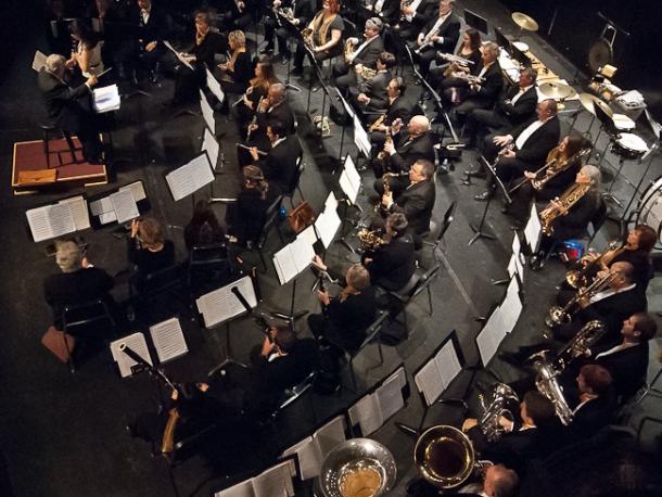 The Tri-County Symphonic Band at a previous performance. Photo source: Phil Sanborn