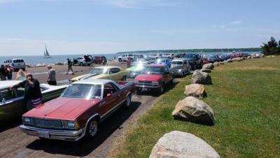 23 drivers from The Lug Nuts car group showed up with their vintage cars as part of a multi-stop cruise to Acushnet.