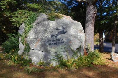 Witch's rock, located in Rochester.