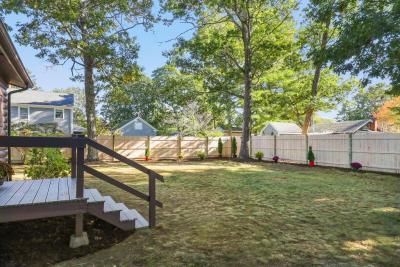 Backyard at 74 Martin St, Wareham, MA 02532