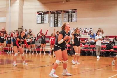 Senior Maya Morrison and her roommates take the lead on the court.