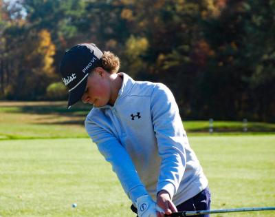 Jack Czerkowicz takes a shot at practice.  Jack Czerkowicz takes a shot at practice.