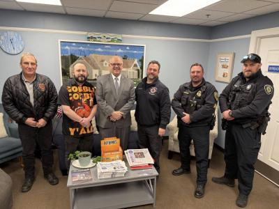 The Police Department and Fire Department sponsered this event. 