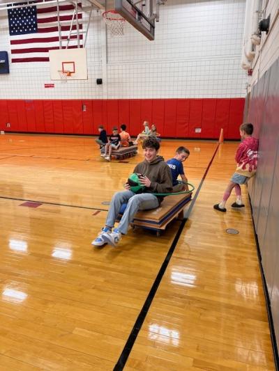At Old Hammondtown, high school students got in on the action.